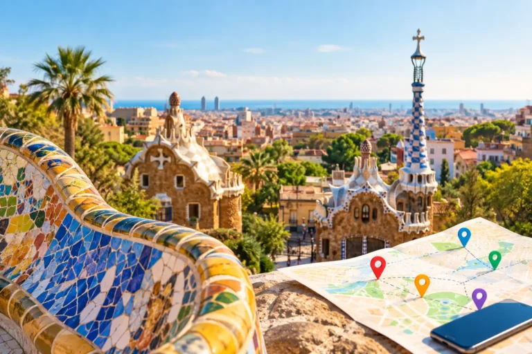 Things to do near Park Güell with views of Barcelona